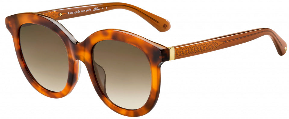 Kate spade Zonnebril Lillian dames cat. 3 gradient ovaal bruin