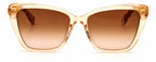 zonnebril Lucca/G/S dames cat.3 cat-eye crème/bruin
