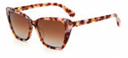 zonnebril Lucca/G/S dames cat.3 cat-eye roze/bruin