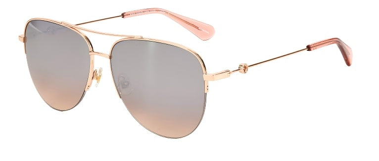 zonnebril Maisie dames cat. 3 gradient goud/roze