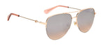zonnebril Maisie dames cat. 3 gradient goud/roze