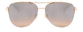 zonnebril Maisie dames cat. 3 gradient goud/roze
