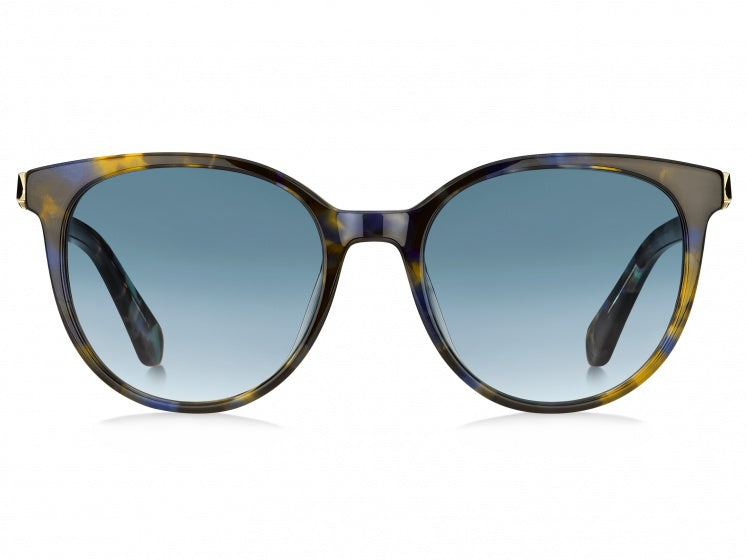zonnebril Melanie dames blauw gevlamd