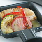 bakplaat Hot Stone Livigno 50 x 10,5 cm graniet