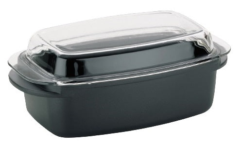 braadschaal Kerros 4,5 liter aluminium zwart