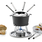 Kela Comore fondueset 800 ml 11-delig zwart