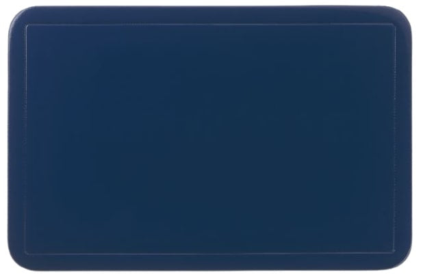 placemat Uni 43,5 x 28,5 cm PVC blauw