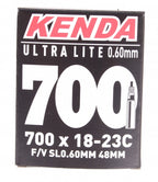 Kenda 700 x 18 - 23c ultralite tube