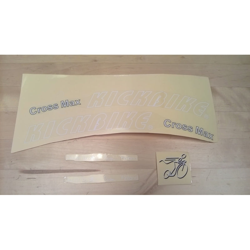 kickbike stickerset cross max (set of 5)