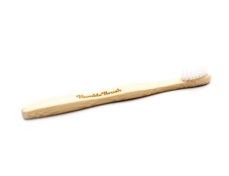 The humble co. tandenborstel bamboe - kind - ultra soft - wit