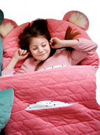 slaapzak Dream Catcher junior 80 cm katoen roze