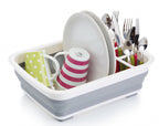 afdruiprek 38 x 29,5 cm grijs/wit