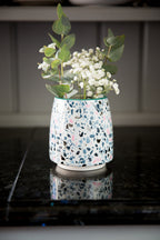 Kitchencraft Bloempot mozaïek 10 x 12 cm keramiek