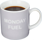 espressokop Monday Fuel 80 ml porselein grijs