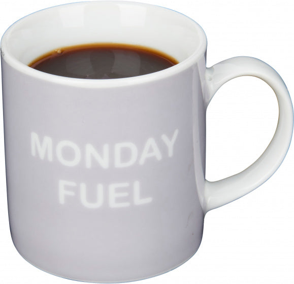 espressokop Monday Fuel 80 ml porselein grijs
