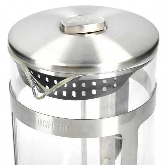 koffie-giftset La Cafetière 1 liter RVS zilver
