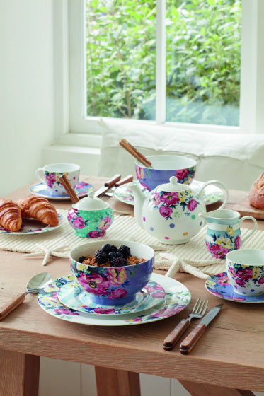 kom Mikasa Clovelly 440 ml 19 cm porselein paars