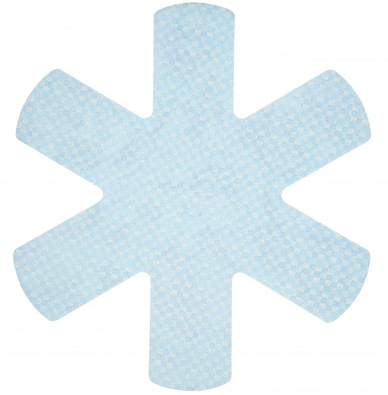 panbeschermers 38 cm polyester blauw 3 stuks