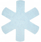 panbeschermers 38 cm polyester blauw 3 stuks