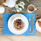 Kitchencraft Placemat 30 x 45 cm PVC polyester blauw paars