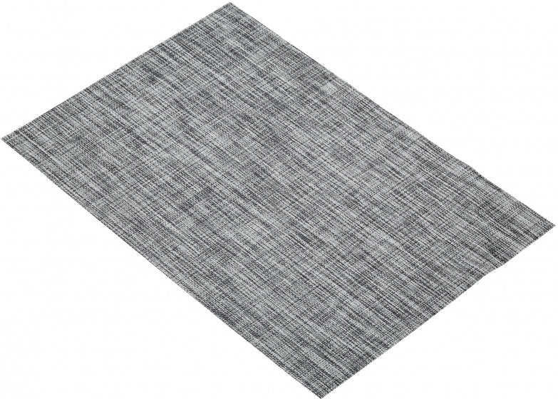 Kitchencraft Placemat 30 x 45 cm PVC/polyester grijs/antraciet