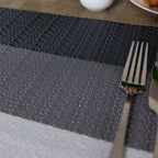Kitchencraft Placemat 30 x 45 cm PVC polyester wit grijs