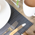 Kitchencraft Placemat 30 x 45 cm PVC polyester wit grijs