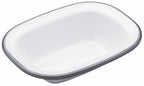 Kitchencraft Emailleschaal Living Nostalgia 1-persoons wit