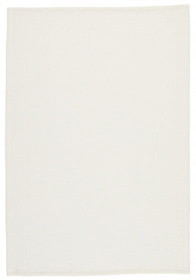 theedoek 70 x 47 cm katoen beige/blauw 3-delig