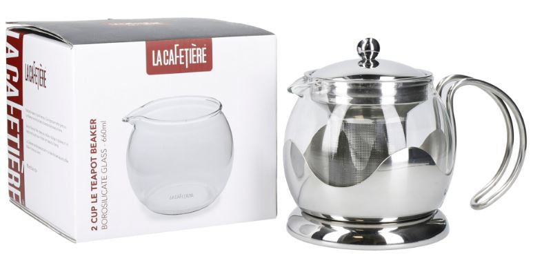 theepot La Cafetière 660 ml glas transparant