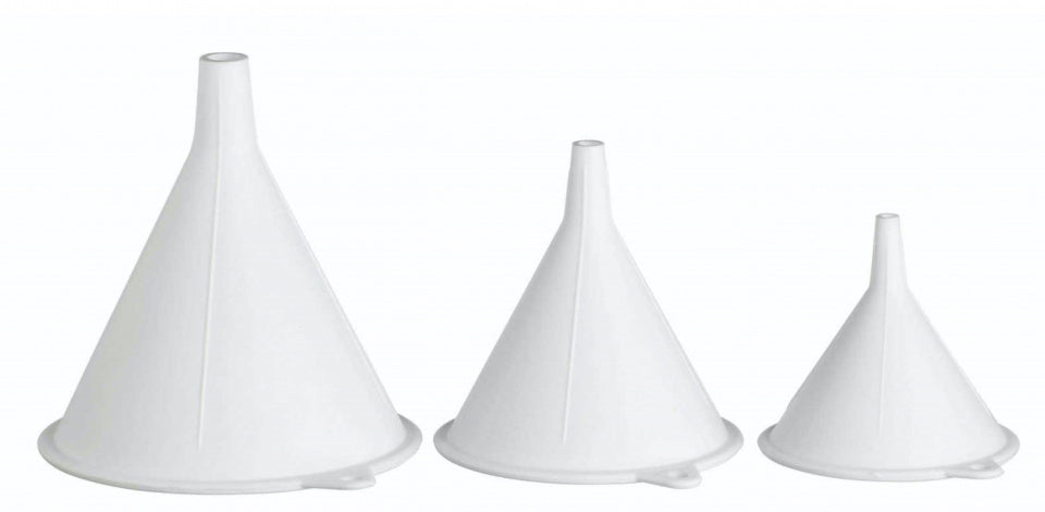 trechters 6,5 x 8 x 10 cm polypropylene wit