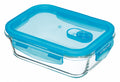 vershoudbak 17 x 13 x 6 cm 600 ml glas blauw