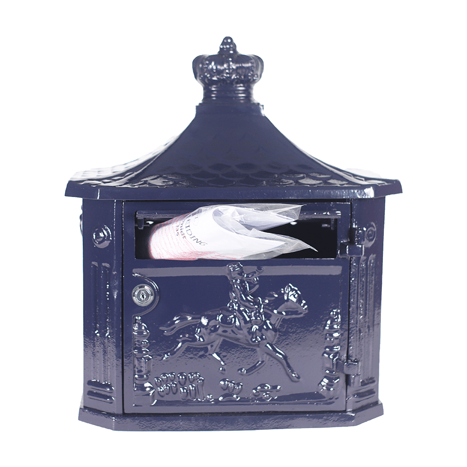 Postguard Klassieke brievenbus blauw