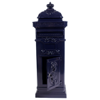 Klassieke kolombrievenbus Blauw