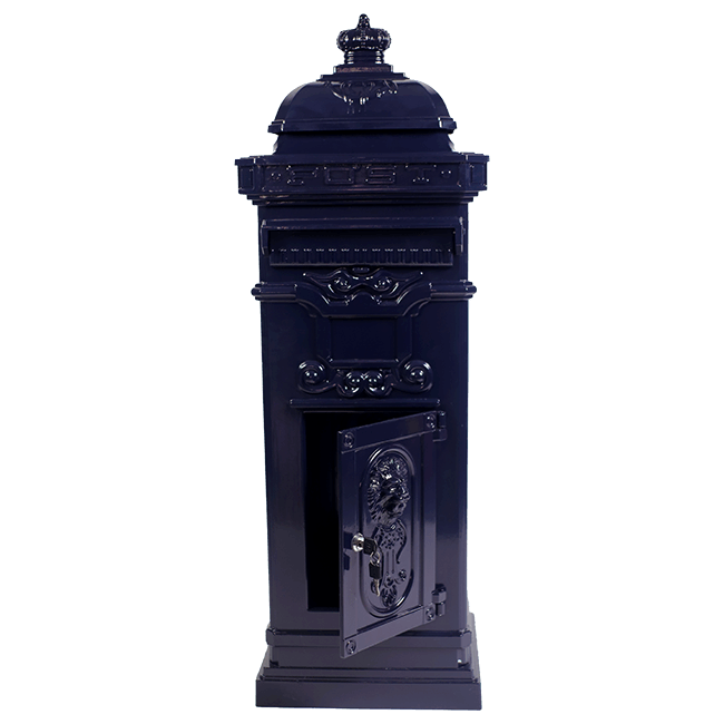Klassieke kolombrievenbus Blauw