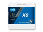Kmc Ketting X8-93S 1/2 x 3/32 inch 110 schakels 8S zilver