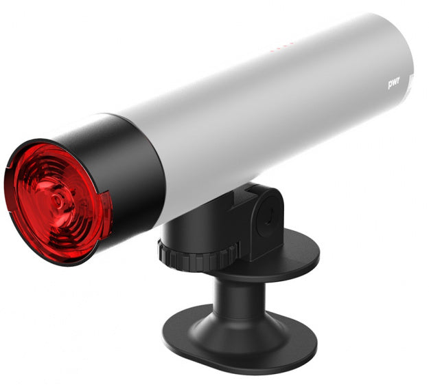 achterlicht PWR Redcap 12 lumen aluminium wit