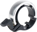 fietsbel Oi 1,5 cm aluminium zwart/zilver maat S