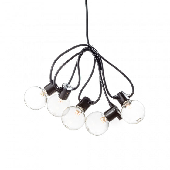 lichtsnoer LED 14,75 m amber 20 lampjes