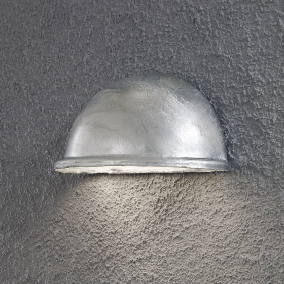 wandlamp Torino 25W 230V E14 20 cm staal zilver