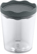 bewaarpot Prince 0,75 liter 14 cm donkergrijs/transparant
