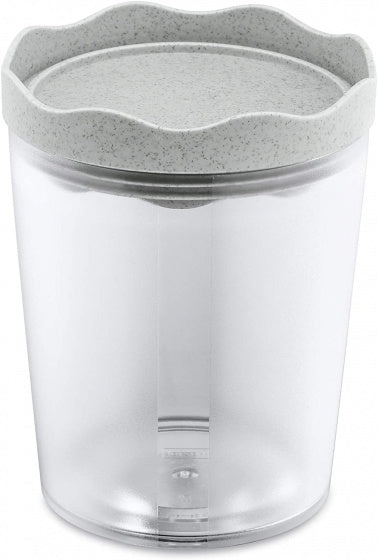 bewaarpot Prince 0,75 liter 14 cm grijs/transparant