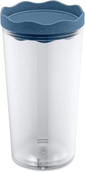bewaarbox Prince 1 liter 21,4 cm donkerblauw/transparant