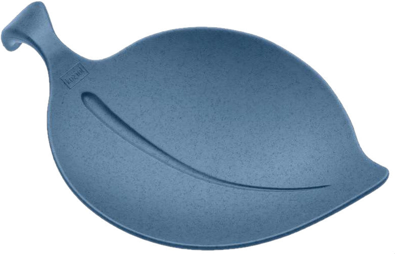theezakjeshouder Leaf-On 14,3 cm grijs/blauw 4 stuks
