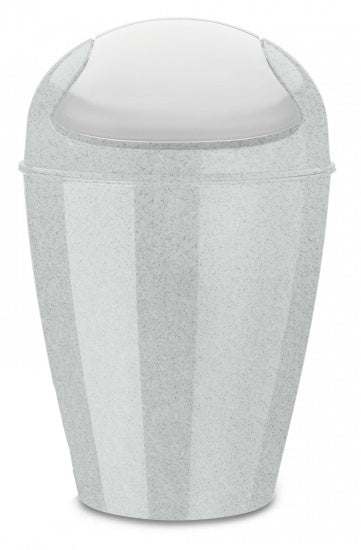 zwenkdekselbak DEL M Organic 12 liter grijs
