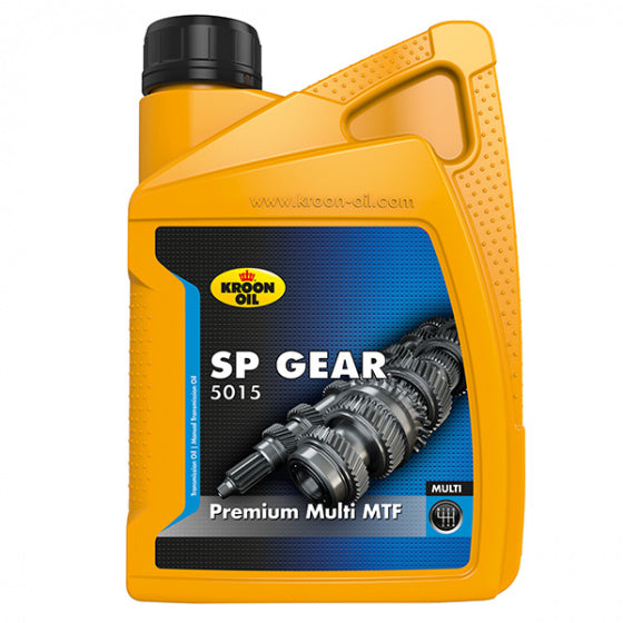 Kroon-oil sp gear 5015 - synthetische transmissieolie - sae 75w-80 - 1 liter - transparant