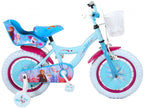 frozen 14 inch 23,5 cm meisjes terugtraprem blauw