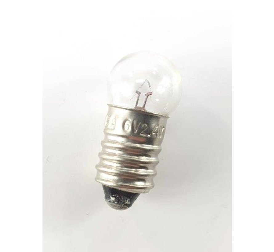 Bosma lamp 6v 2,4w e10 draad per stuk