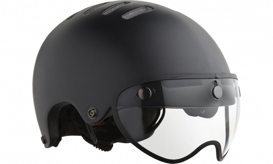 fietshelm armor pin unisex matzwart maat l