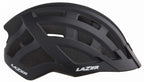 fietshelm compact deluxe unisex zwart maat 54-61 cm